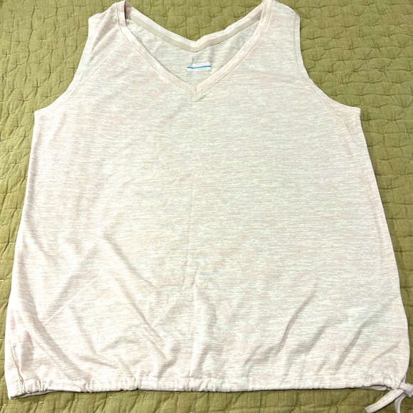 Columbia Tank Top Womens Pink Sleeveless V-neck Adjustable Waist - Picture 1 of 5